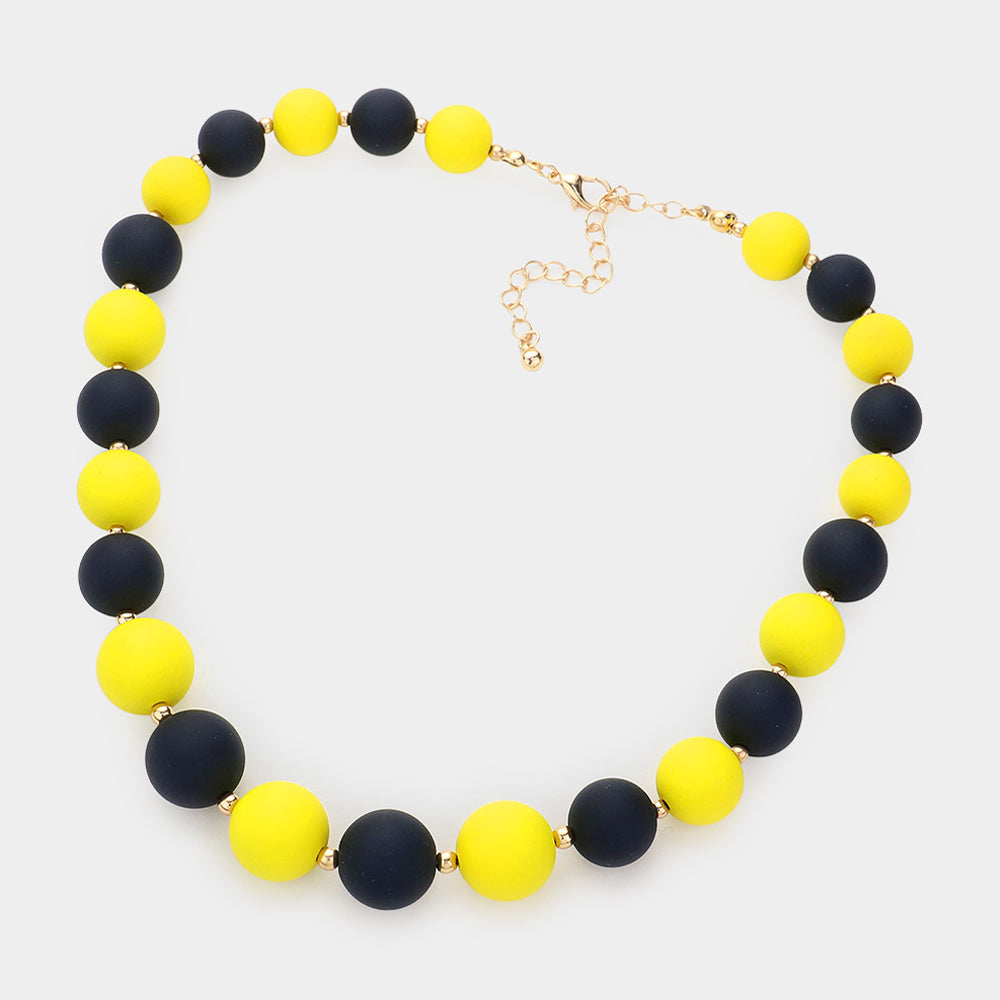 iLLASPARKZ Game Day Beaded Necklace