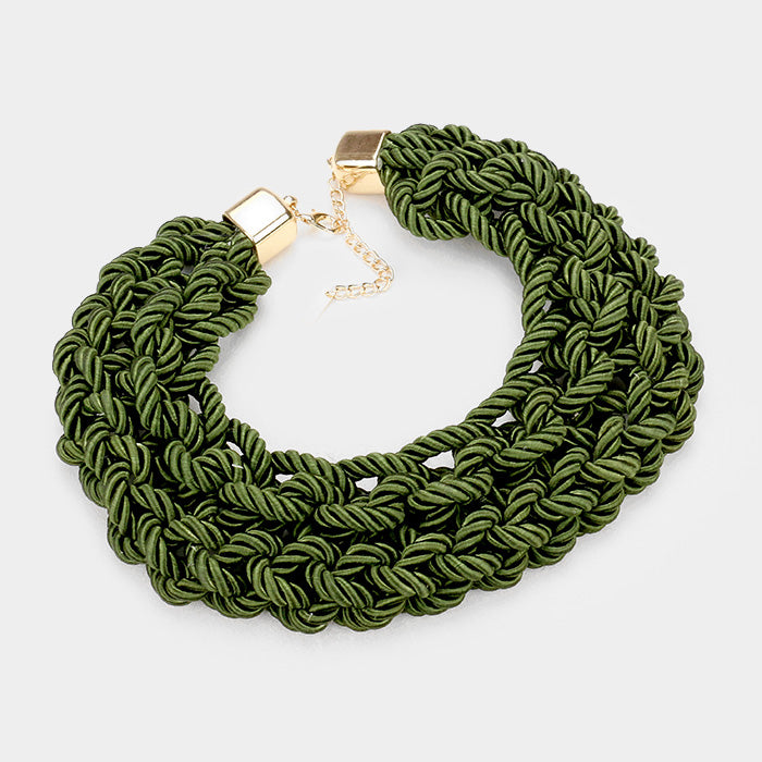iLLASPARKZ Rope Braided Collar Necklace