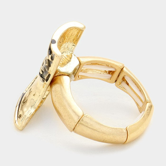 iLLASPARKZ Metal western cowboy boot stretch ring