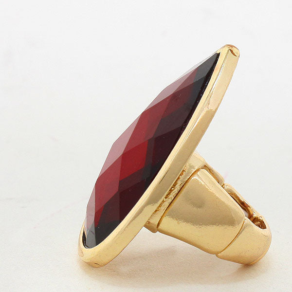 iLLASPARKZ Glass Teardrop Stretch Ring