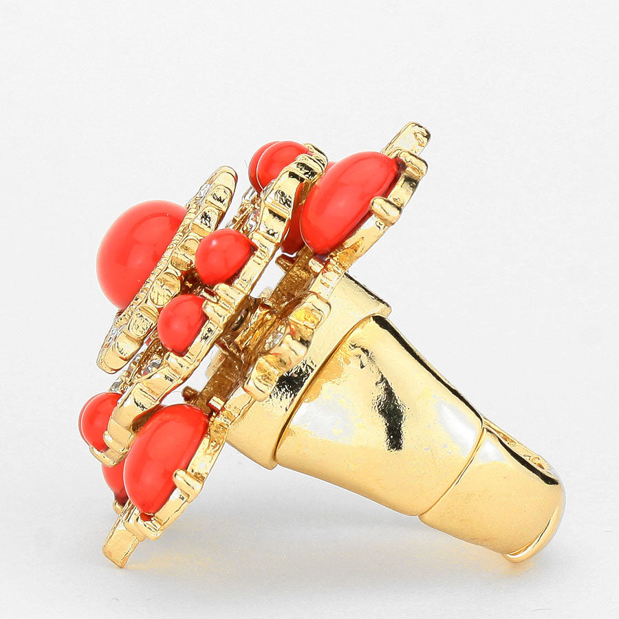 iLLASPARKZ Regal Flower Stretch Ring