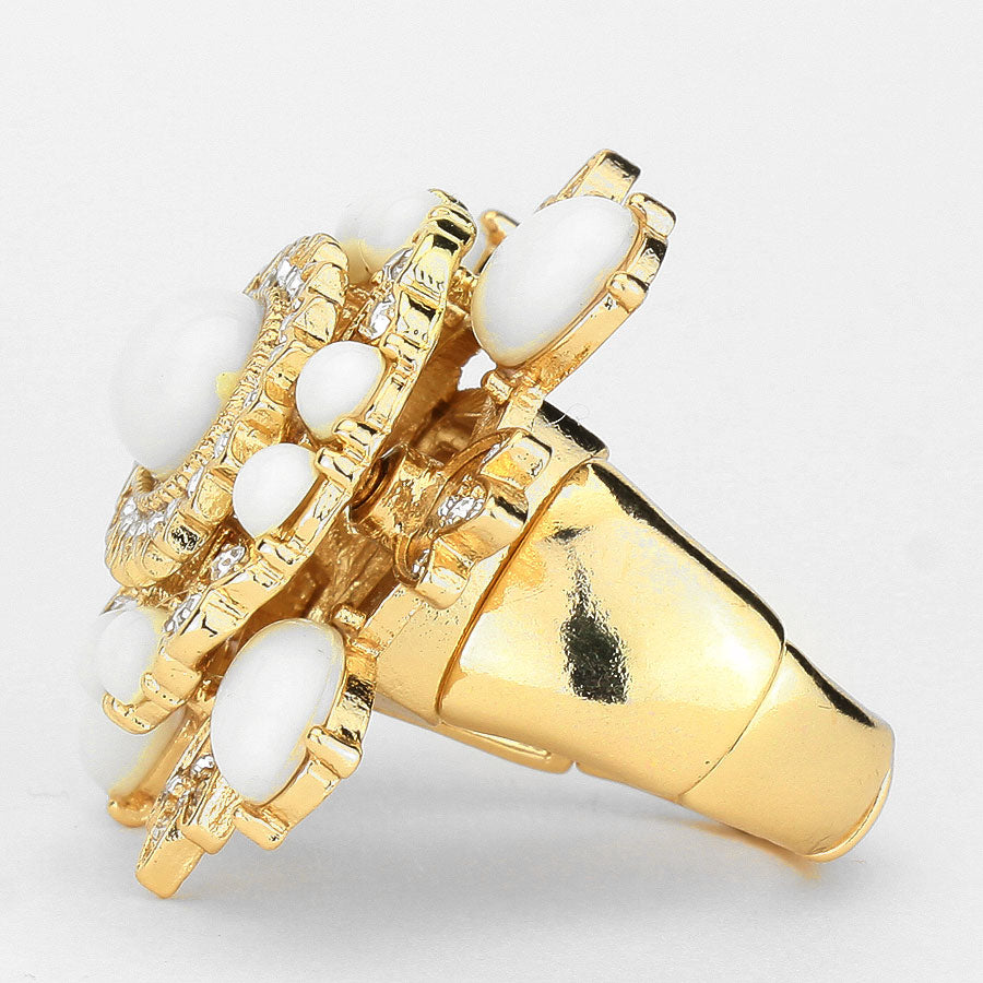 iLLASPARKZ Regal Flower Stretch Ring
