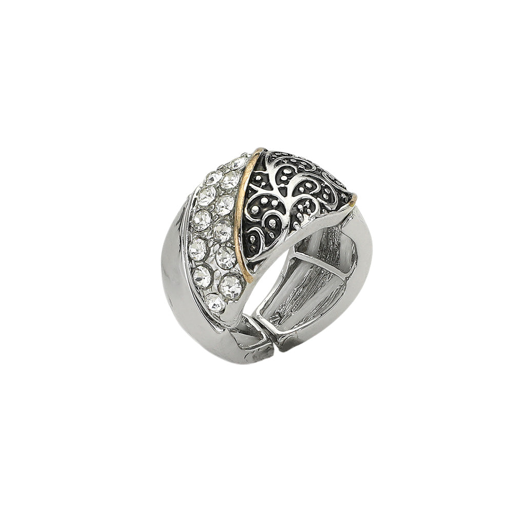 iLLASPARKZ Stone Paved Western Stretch Ring