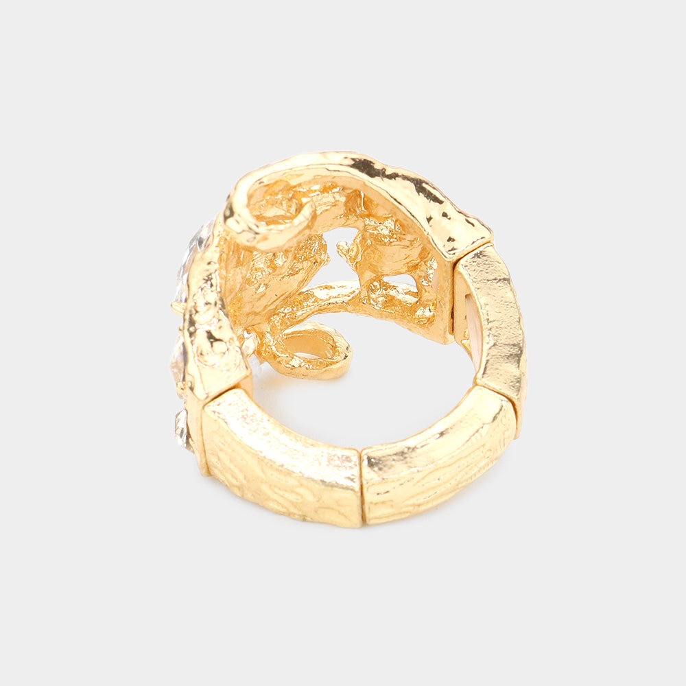 iLLASPARKZ Multi Stone Stretch Ring