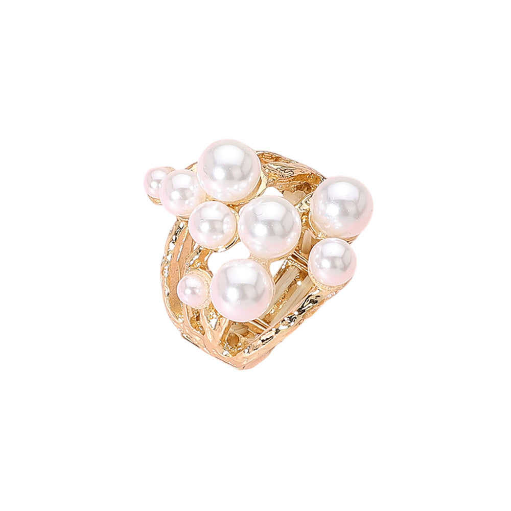 iLLASPARKZ Pearl Embellished Stretch Ring