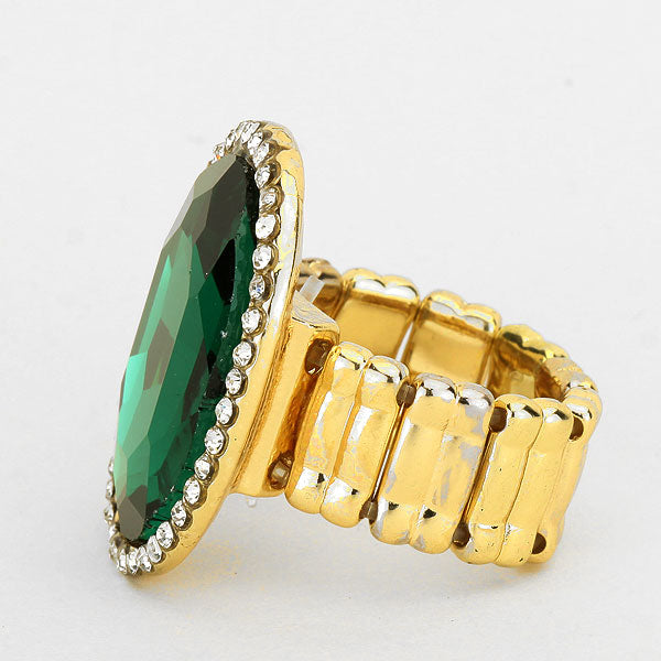 iLLASPARKZ Oval Glass Stretch Ring