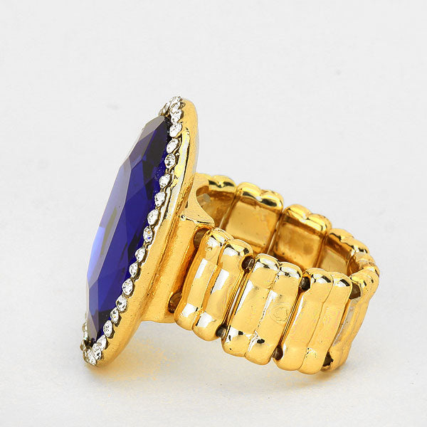 iLLASPARKZ Oval Glass Stretch Ring