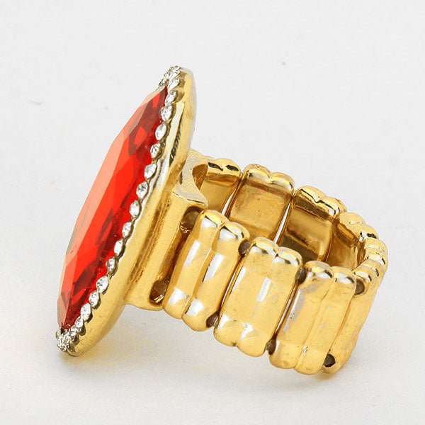 iLLASPARKZ Oval Glass Stretch Ring