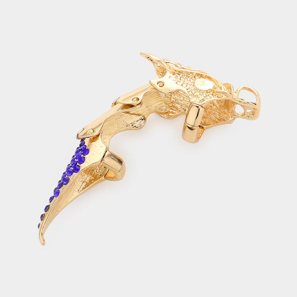 iLLASPARKZ Versatile Crystal Accented Medieval Stretch Ring / Pendant