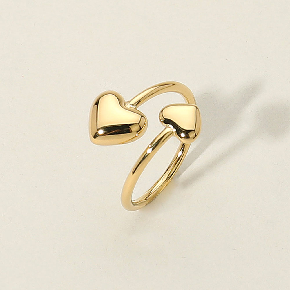 iLLASPARKZ SECRET BOX_Stainless Steel Heart Tip Adjustable Ring