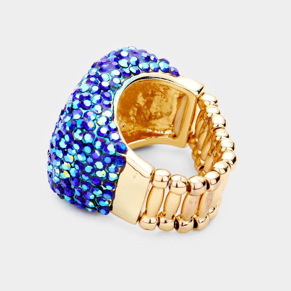 iLLASPARKZ Rhinestone Pave Stretch Ring
