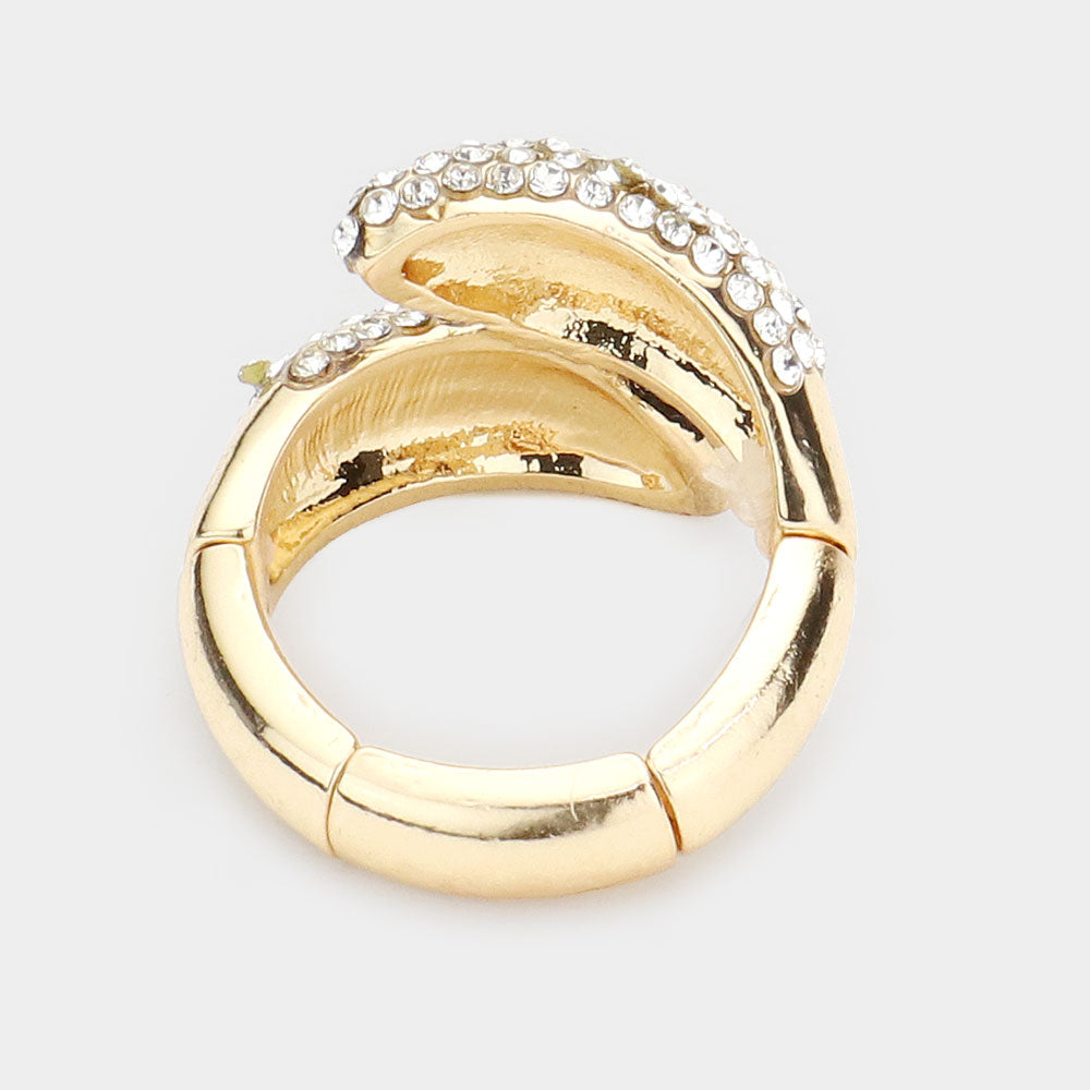 iLLASPARKZ Rhinestone Embellished Stretch Ring