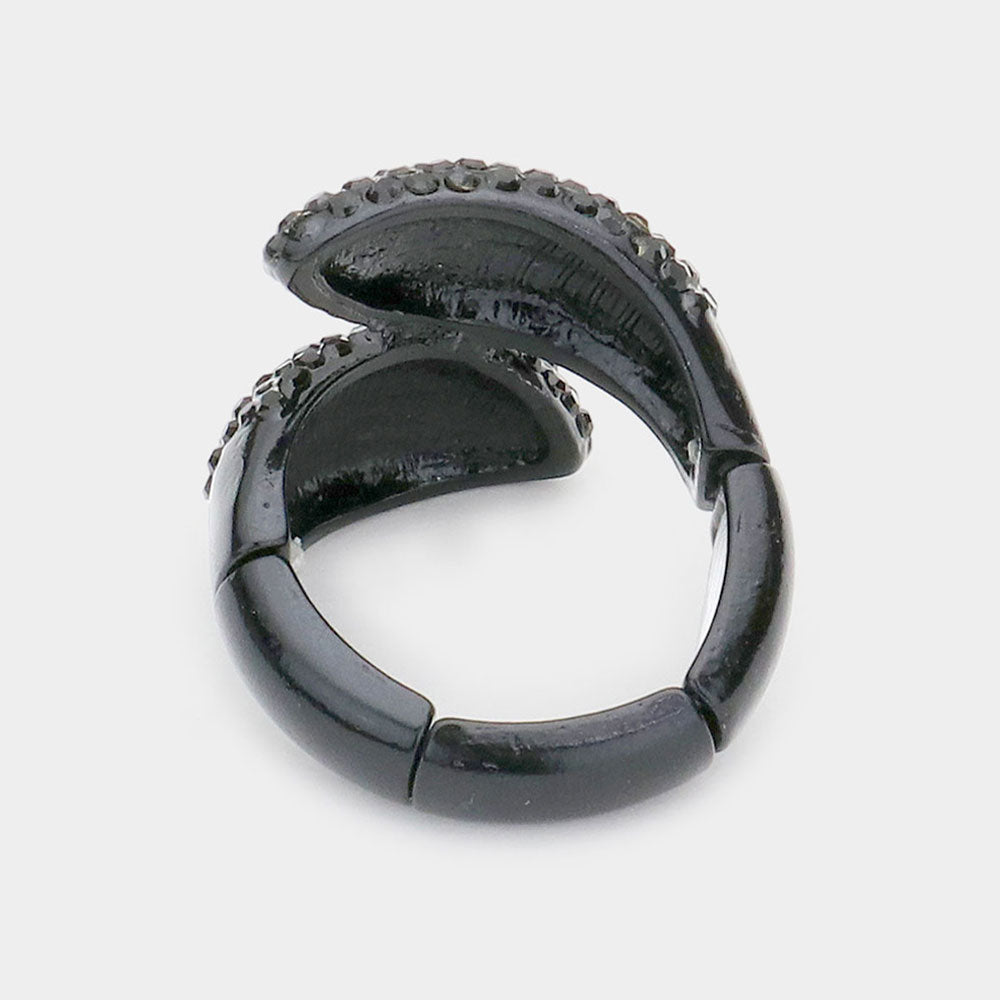 iLLASPARKZ Rhinestone Embellished Stretch Ring