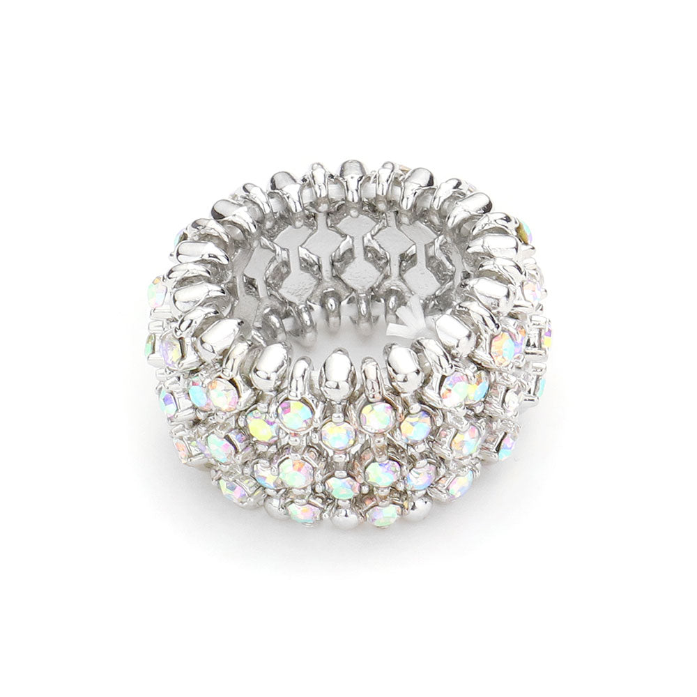 iLLASPARKZ Rhinestone Accented Stretch Ring