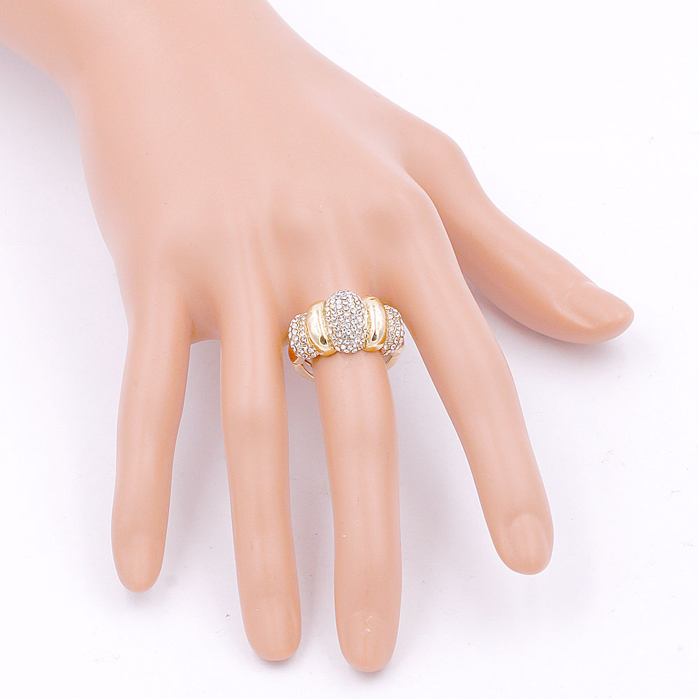 iLLASPARKZ Rhinestone Embellished Stretch Ring