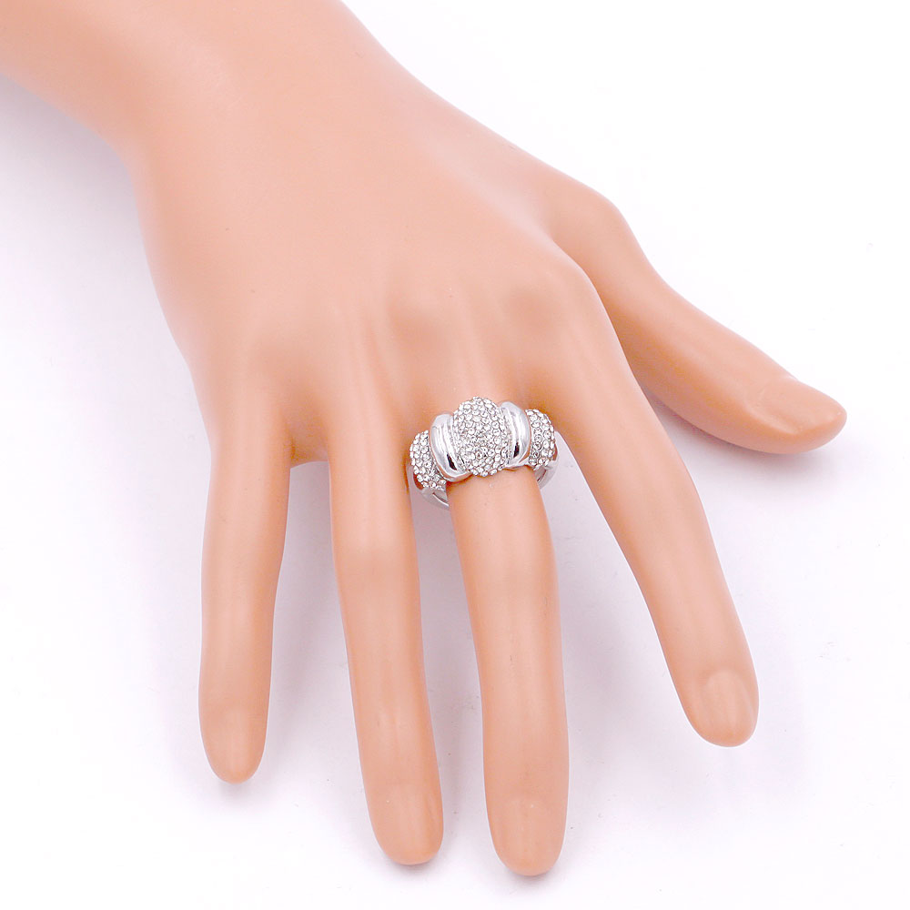 iLLASPARKZ Rhinestone Embellished Stretch Ring