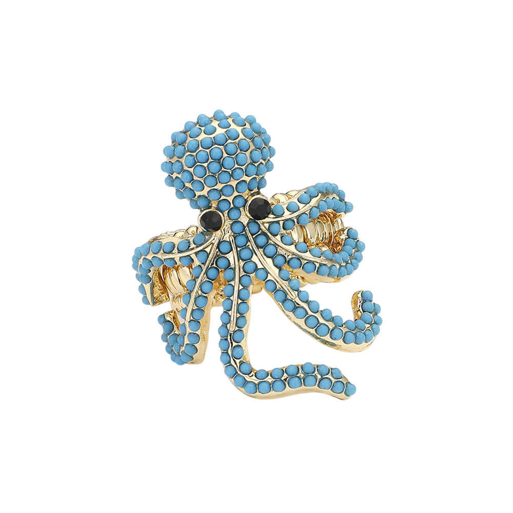 iLLASPARKZ Stone Embellished Octopus Stretch Ring