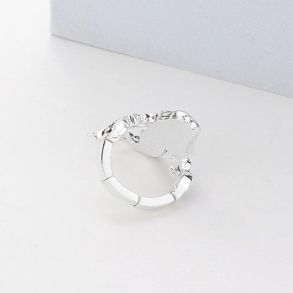 iLLASPARKZ Stone Paved Mermaid Stretch Ring
