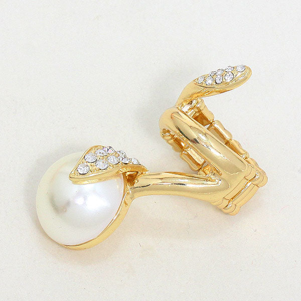 iLLASPARKZ Slithered Pearl Stretch Ring