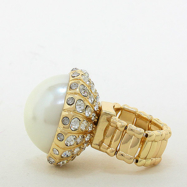 iLLASPARKZ Deco Pearl Stretch Ring
