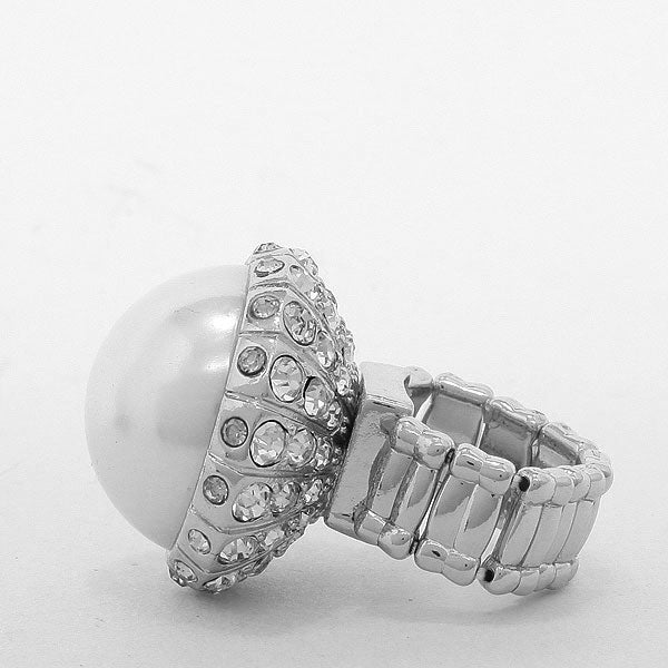iLLASPARKZ Deco Pearl Stretch Ring