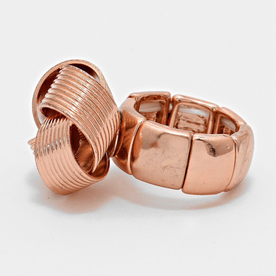 iLLASPARKZ Knot Ball Stretchable Ring