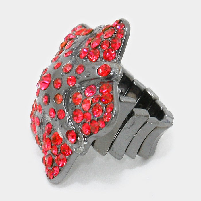 iLLASPARKZ Crystal pave star stretch ring