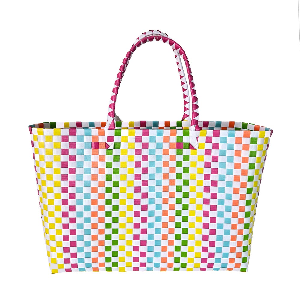 iLLASPARKZ Basket Weave Oversized Tote Bag / Shoulder Bag