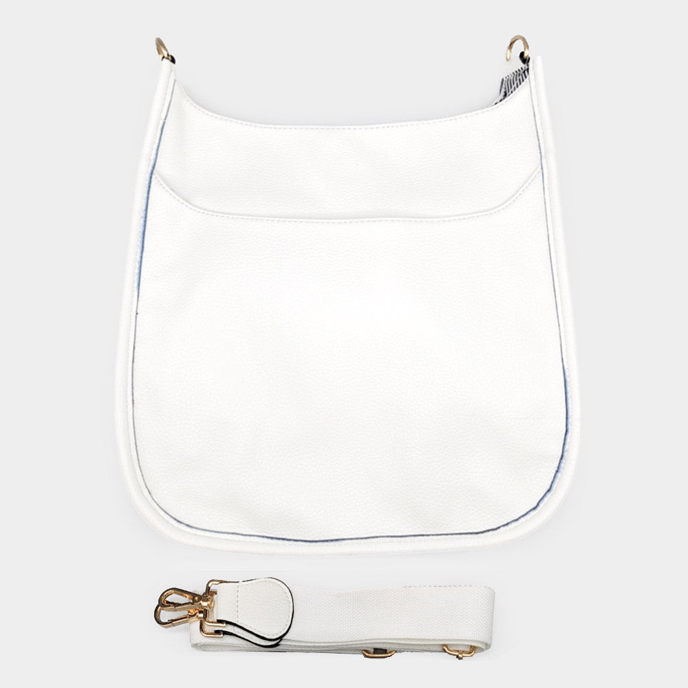iLLASPARKZ Solid Faux Leather Crossbody Bag