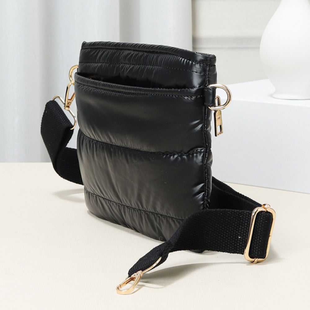 iLLASPARKZ Solid Puffer Crossbody Bag