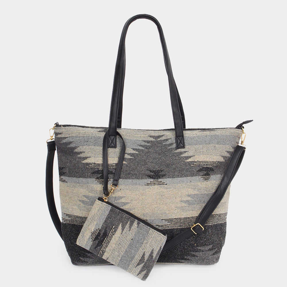 iLLASPARKZ Western Weekend Tote Bag With Pouch