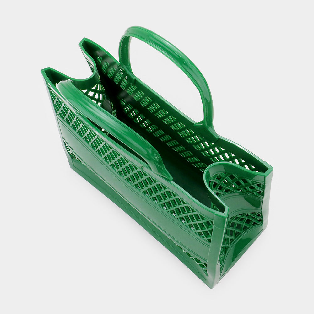 iLLASPARKZ Solid Jelly Rubber Tote Bag