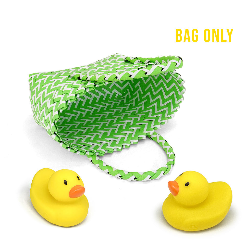 iLLASPARKZ Woven Basket Mini Micro Tote Bag