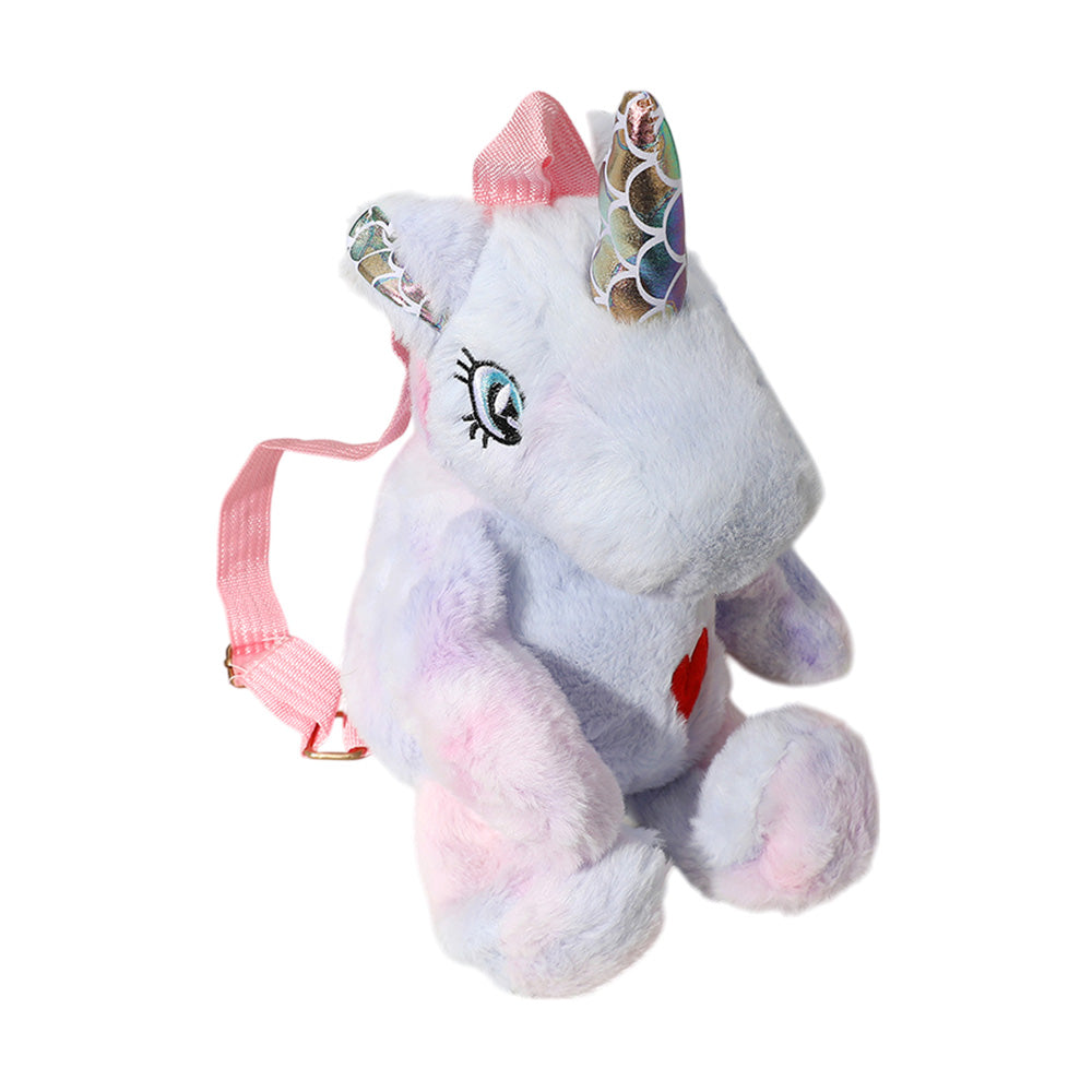 iLLASPARKZ Kids Unicorn Plush Doll Backpack Bag