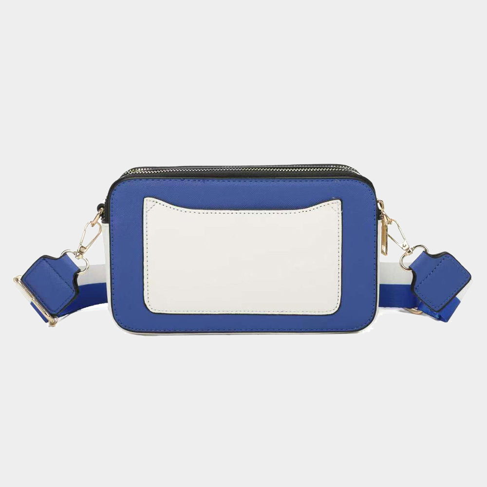 iLLASPARKZ Game Day Two Tone Faux Leather Rectangle Crossbody Bag