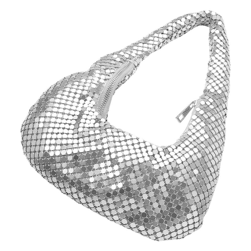 iLLASPARKZ Metal Sequin Hand Bag / Shoulder Bag