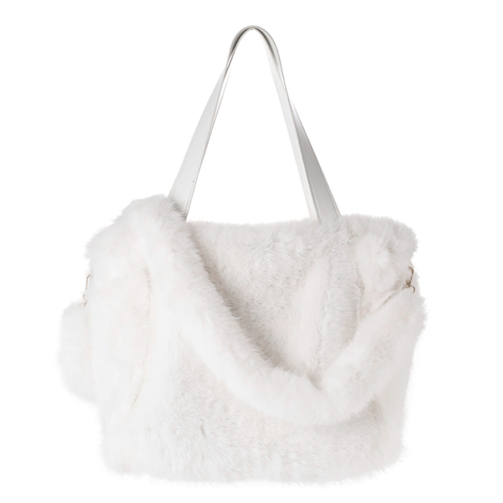 iLLASPARKZ Faux Fur Tote Bag / Shoulder Bag