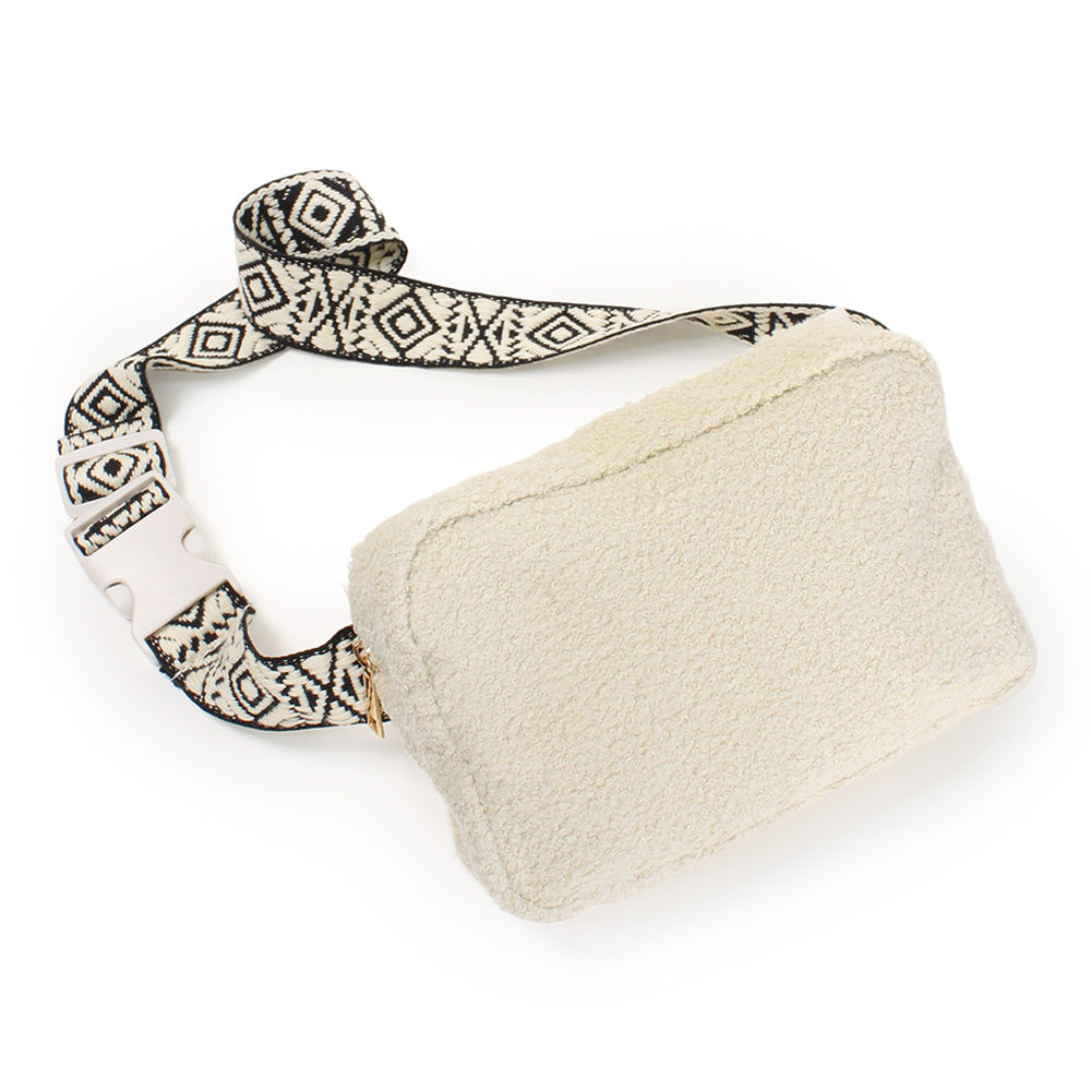iLLASPARKZ Teddy Fur Sling Bag / Belt Bag