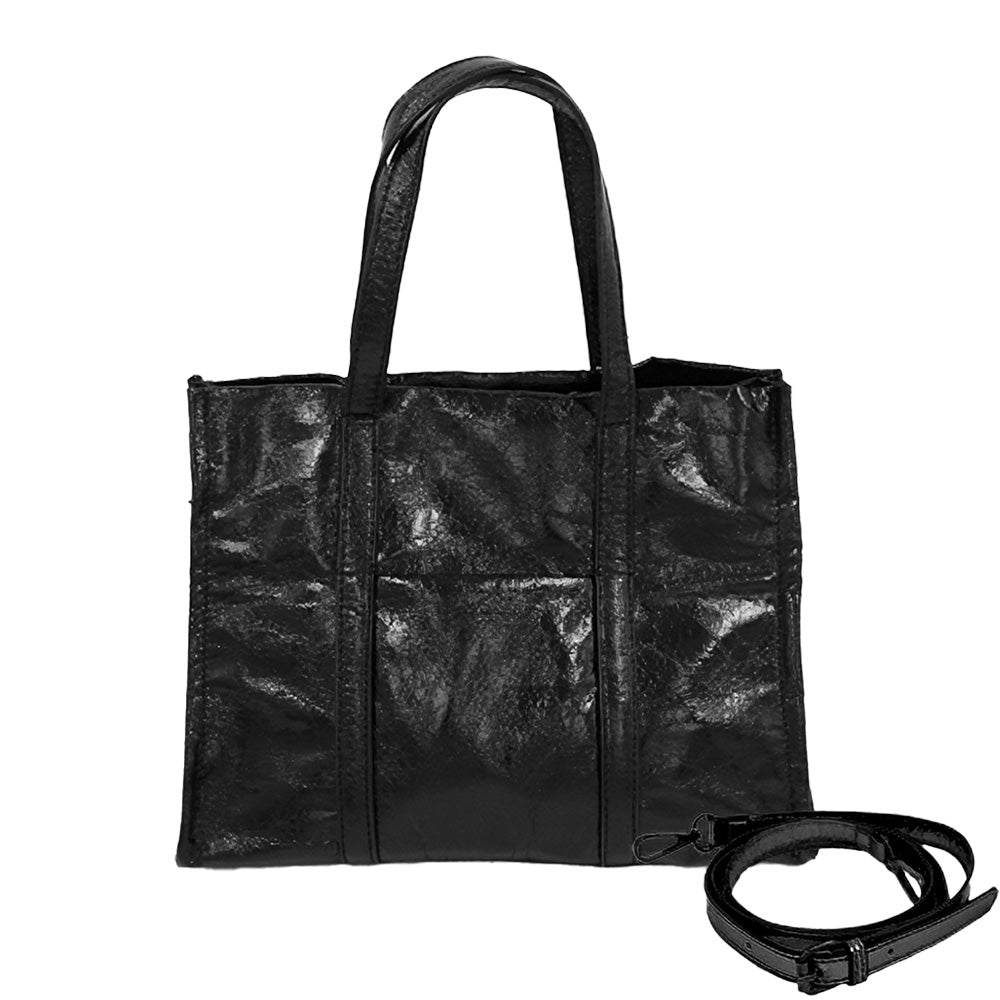 iLLASPARKZ Metallic Top Handle Crossbody Bag