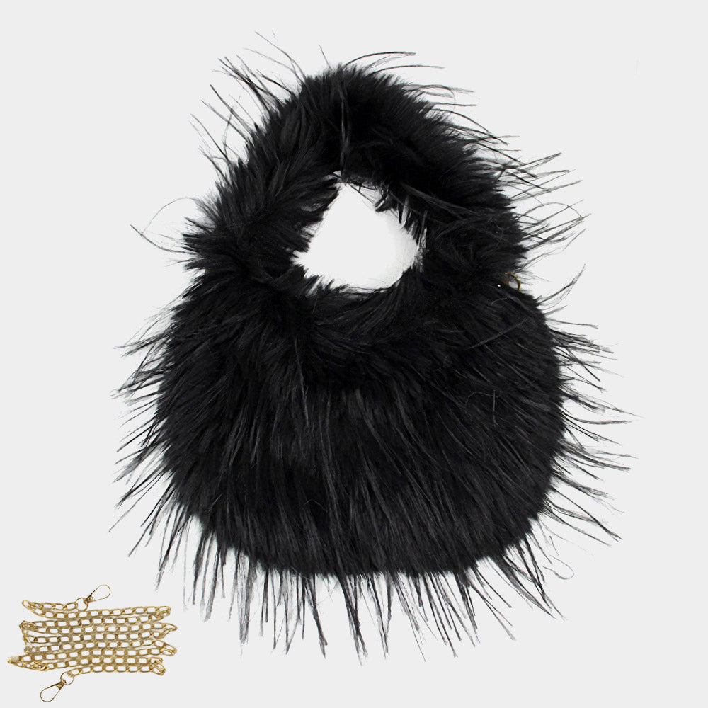 iLLASPARKZ Furry Handbag / Crossbody Bag