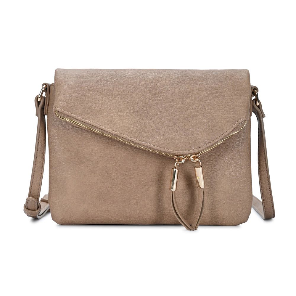iLLASPARKZ Faux Leather Envelope Crossbody Bag