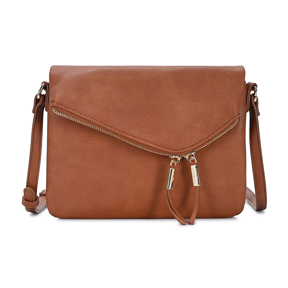 iLLASPARKZ Faux Leather Envelope Crossbody Bag