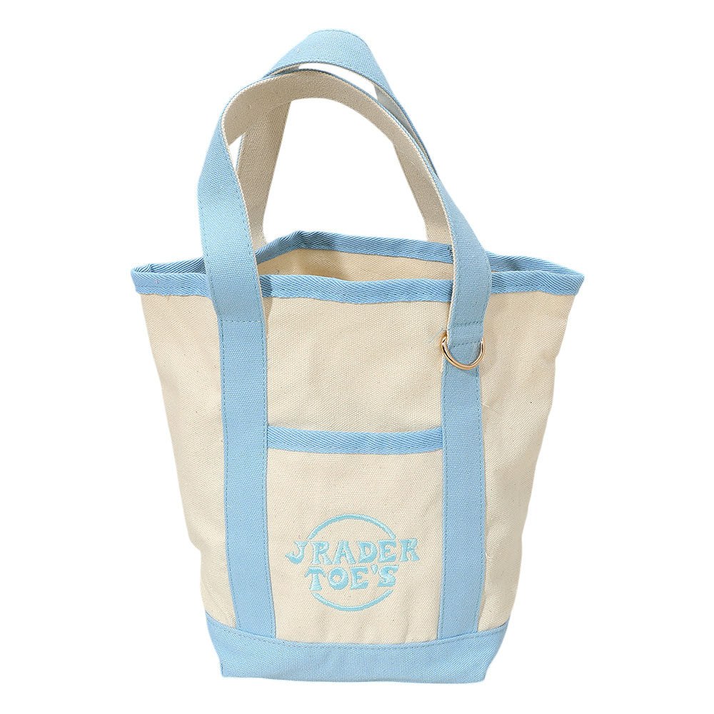 iLLASPARKZ Jrader Toes Message Embroidered Small Multi Purpose Canvas Tote Bag