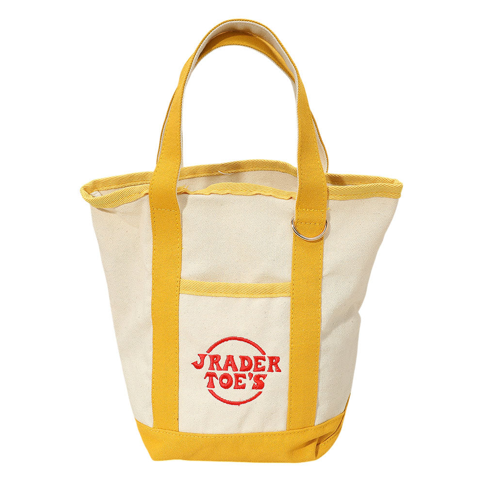iLLASPARKZ Jrader Toes Message Embroidered Small Multi Purpose Canvas Tote Bag