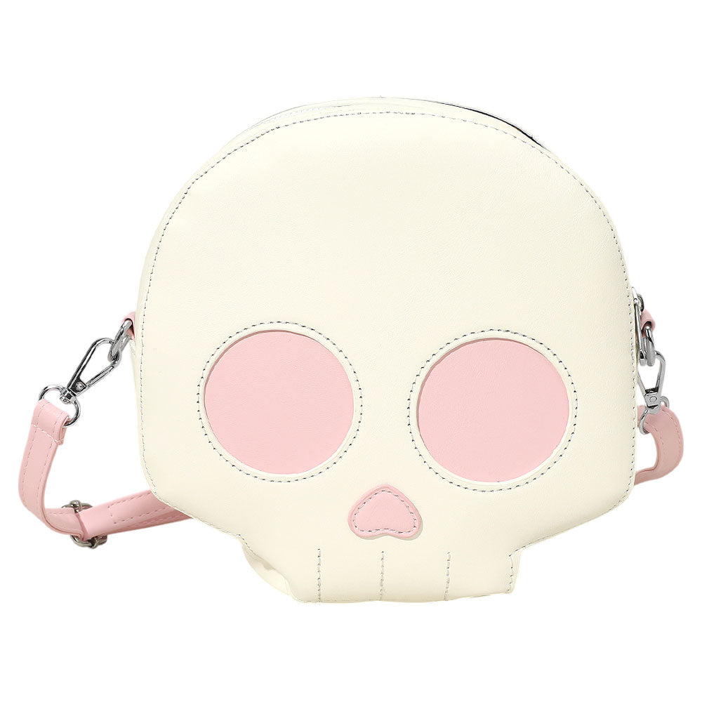 iLLASPARKZ Faux Leather Cute Halloween Skull Crossbody Bag