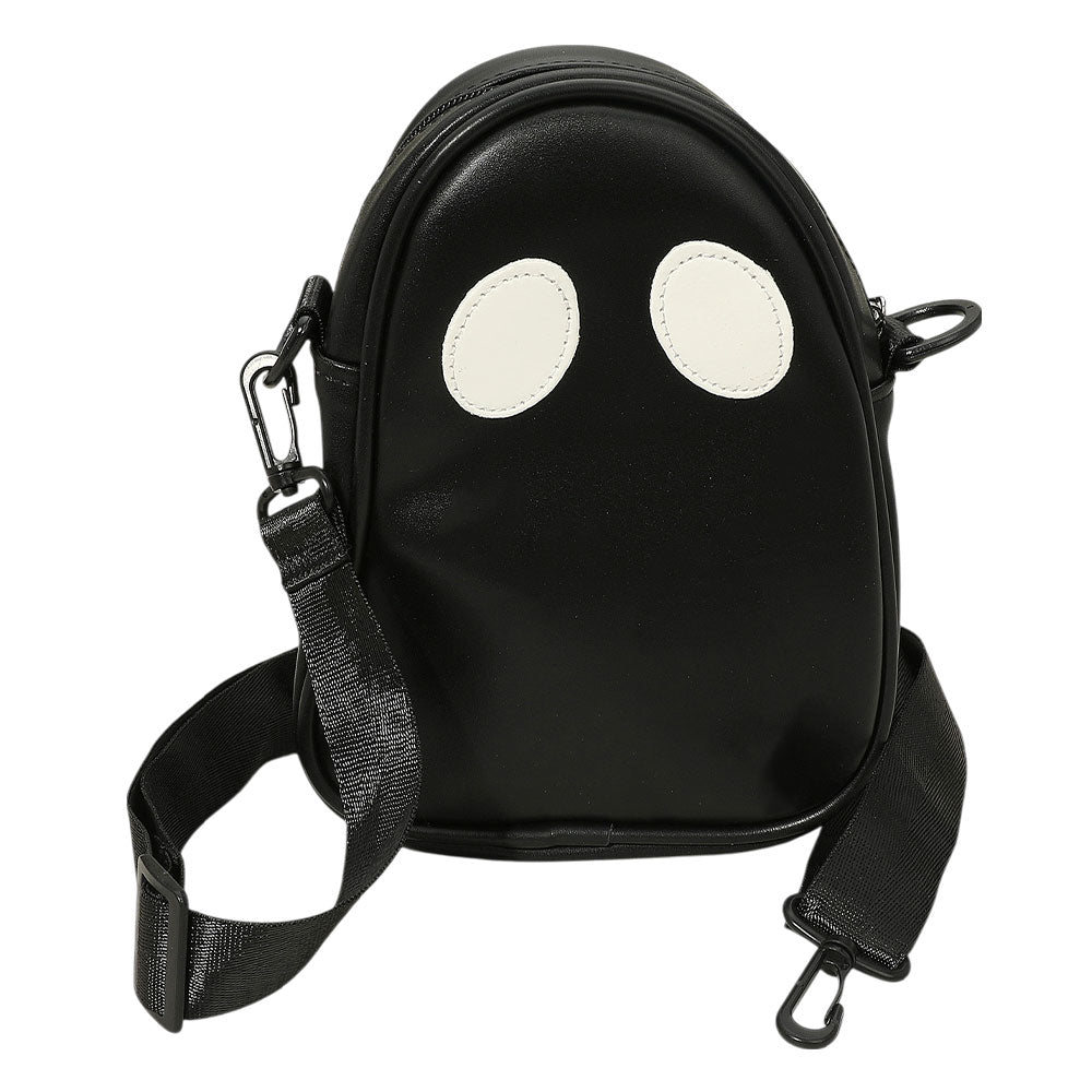 iLLASPARKZ Faux Leather Cute Spooky Halloween Ghost Crossbody Bag