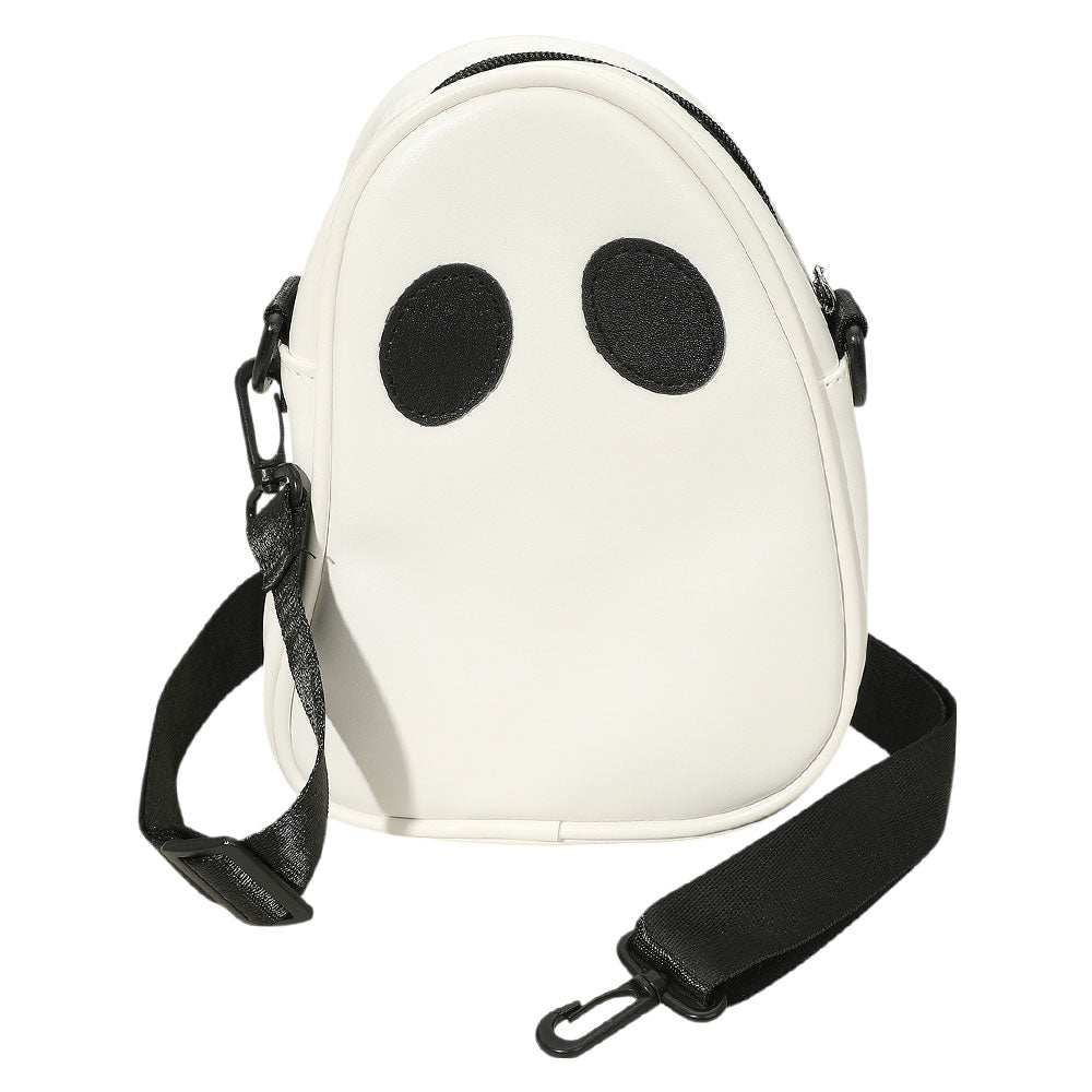 iLLASPARKZ Faux Leather Cute Spooky Halloween Ghost Crossbody Bag