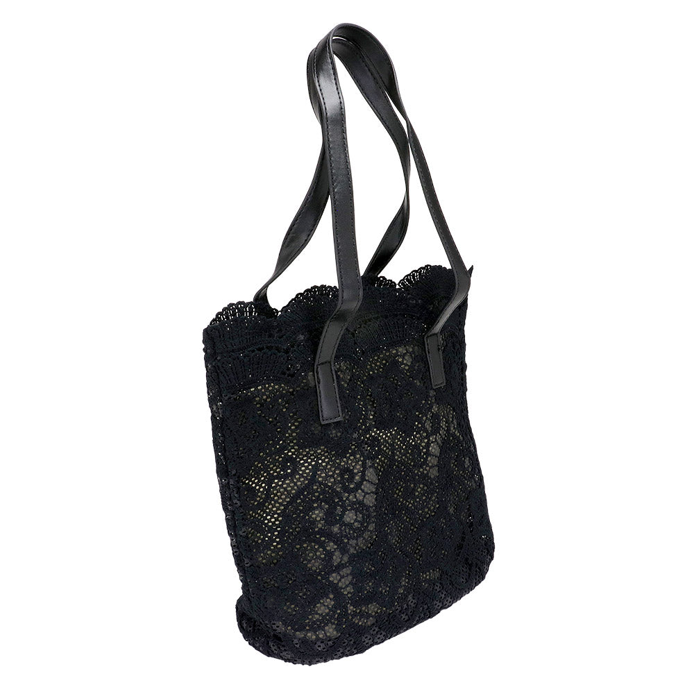 iLLASPARKZ Flower Lace Tote Bag / Shoulder Bag