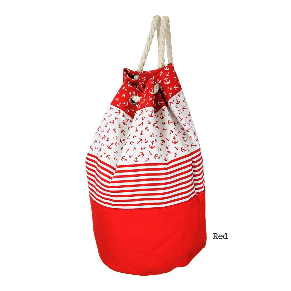 iLLASPARKZ Anchor Print Nautical Bucket Bag