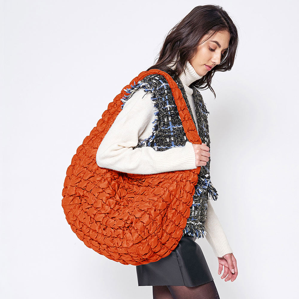 iLLASPARKZ Quilted Puffer Shoulder / Crossbody Bag Cloud Bag